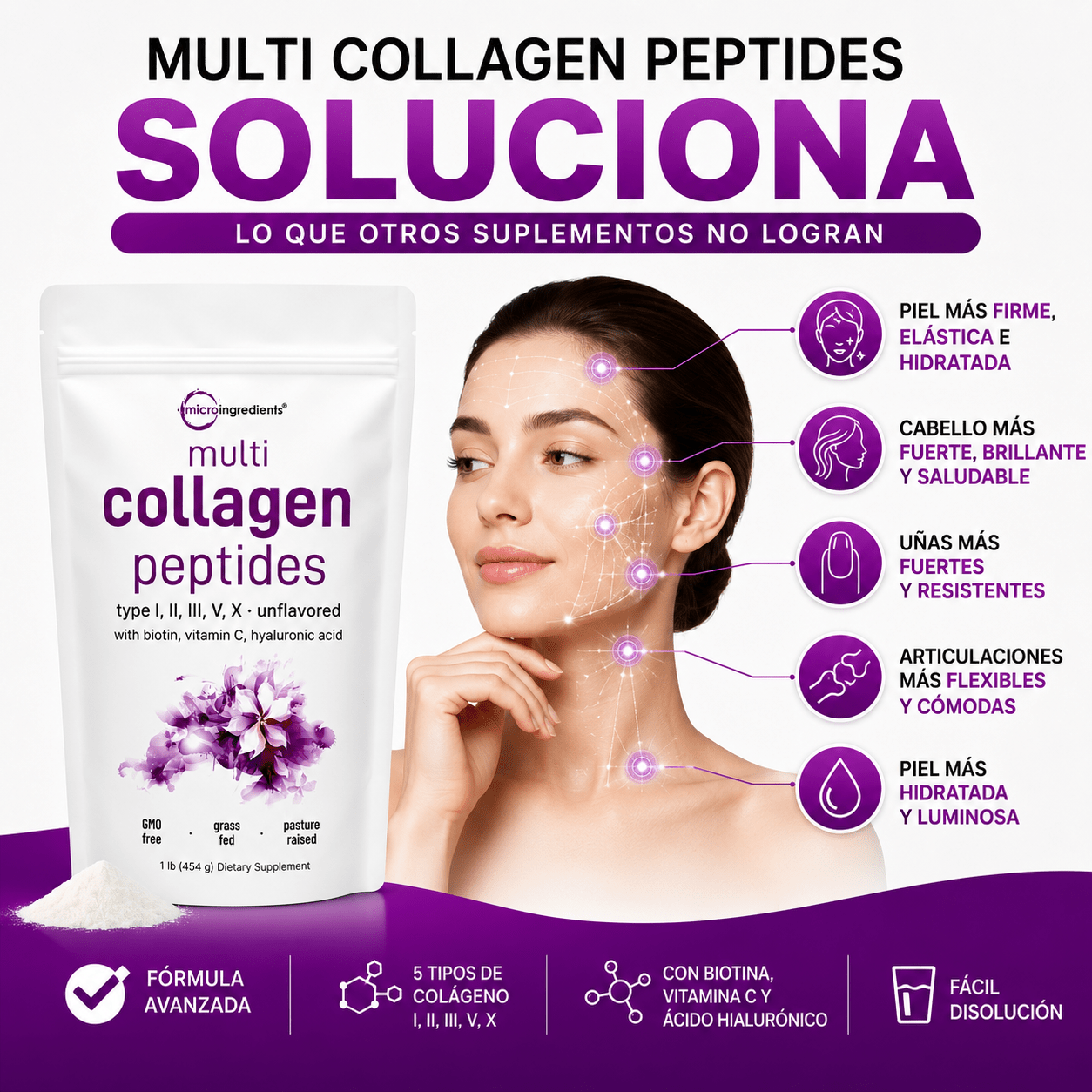 Collagen Peptides Multi - Wellness Hub Chile